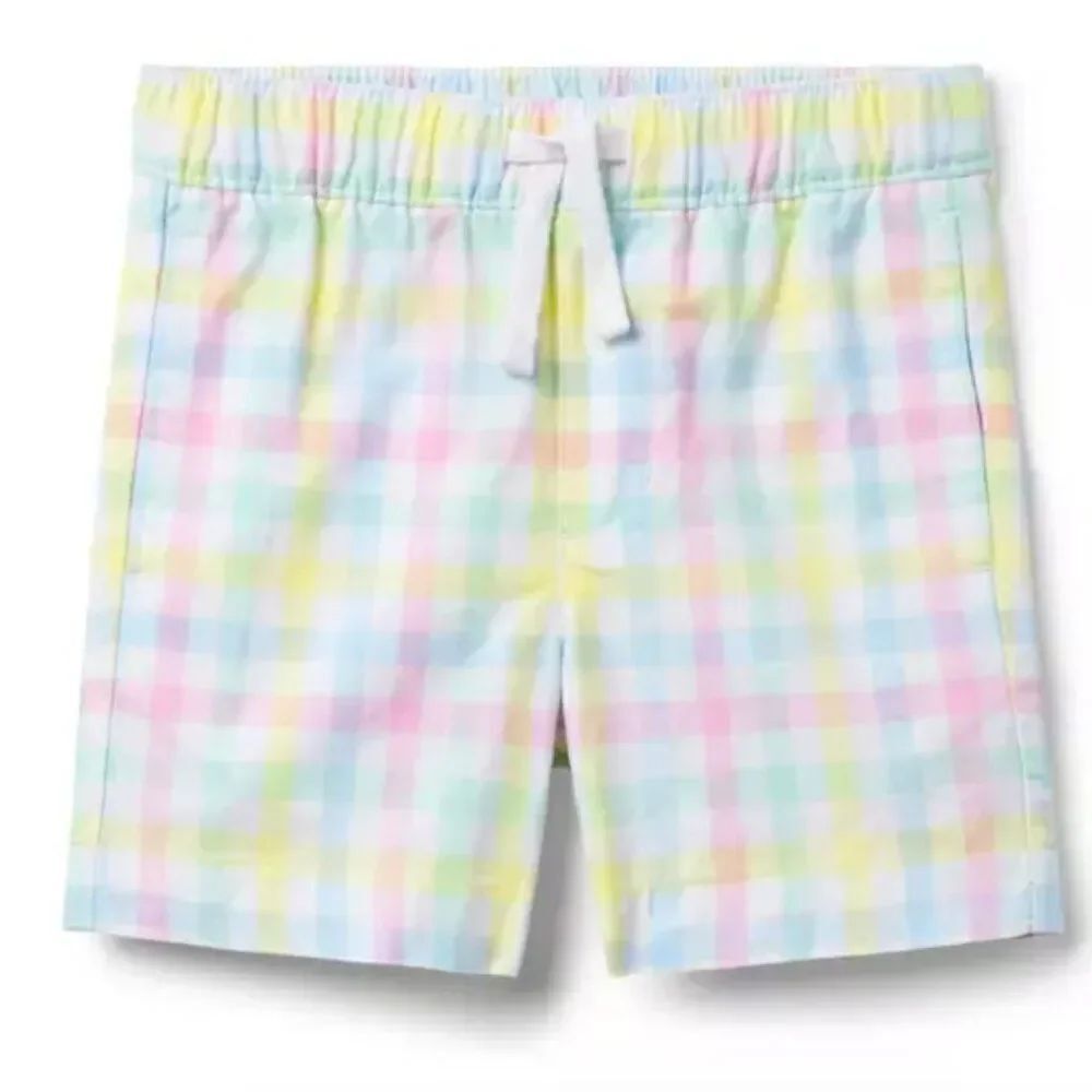 Janie and Jack 100048998 Gingham Poplin Pull-On Short size 2T NWT